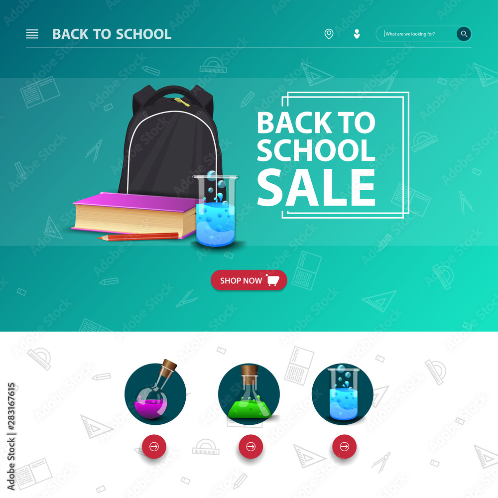 The design of the site interface, with the event The design of the site interface, with the event