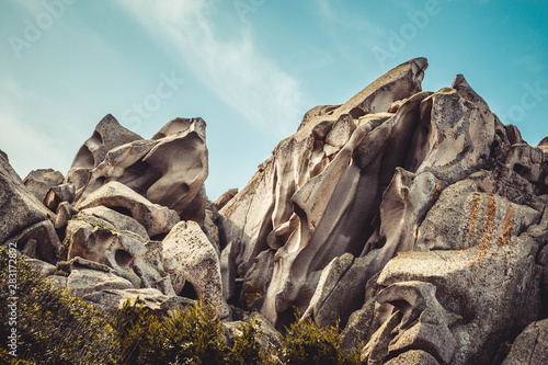 Beautiful rock formations of Valle della Luna (Moon Valley), Santa Teresa di Gallura (Sardinia)