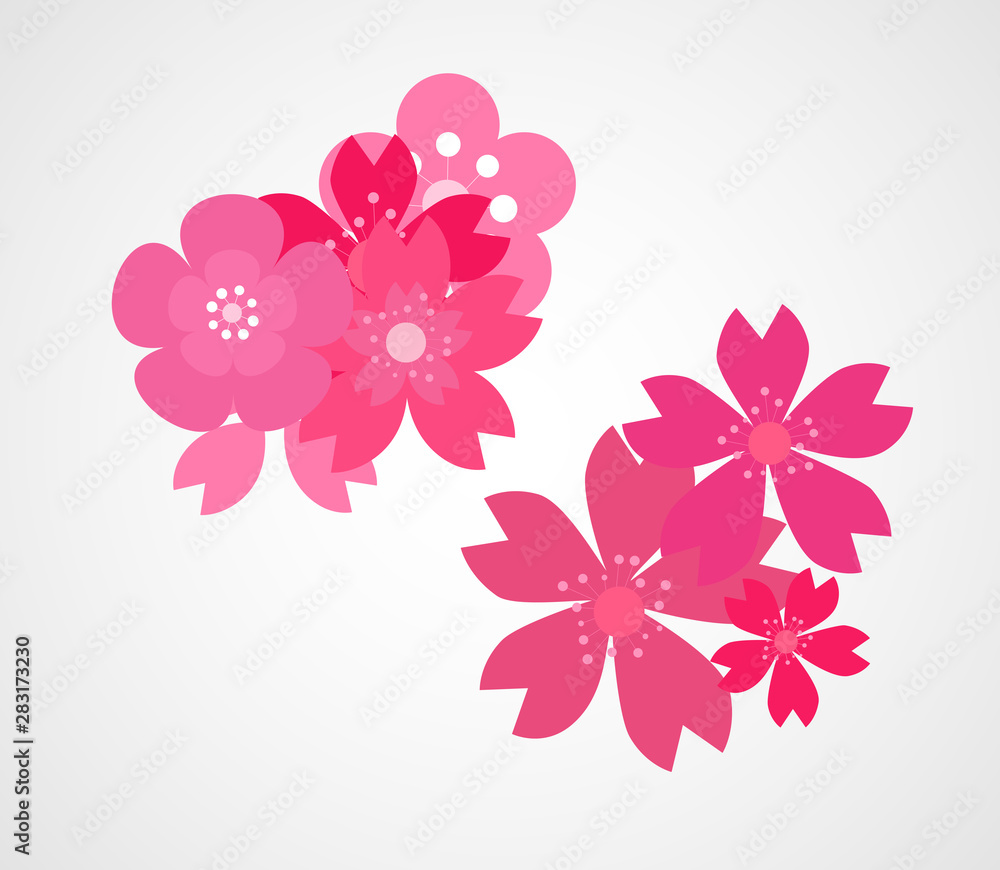 Fototapeta premium flower designs for wedding invitations and party invitations