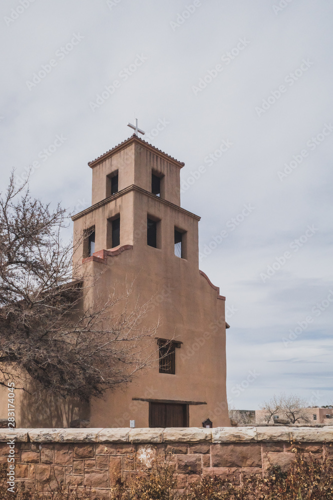 Sanctuary of Guadalupe in Santa Fe, New Mexico, USA
