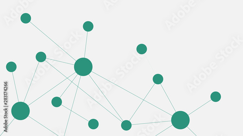 Abstract geometric connect lines and dots.Simple technology graphic background.Illustration Vector design Network and Connection concept.