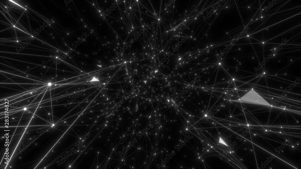 Many different abstract lines and points moving in a circle. Perfect to use as a technology, communication or social media background. Many different abstract lines and points moving in a circle. Perfect to use as a technology, communication or social media background.