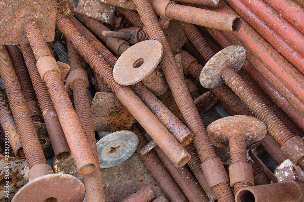 Rusty steel pipes. Rusty metal background, ?lose-up Rusty steel pipes. Rusty metal background, ?lose-up