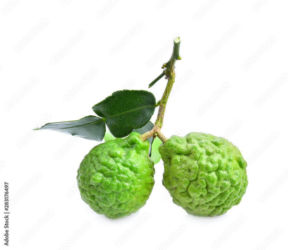Bergamot isolated on white background Bergamot isolated on white background