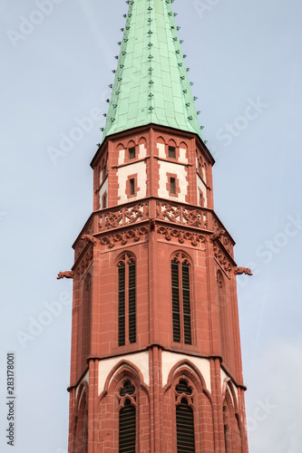 Old St Nicolas Church Tower, Romerberg Square, Frankfurt photo