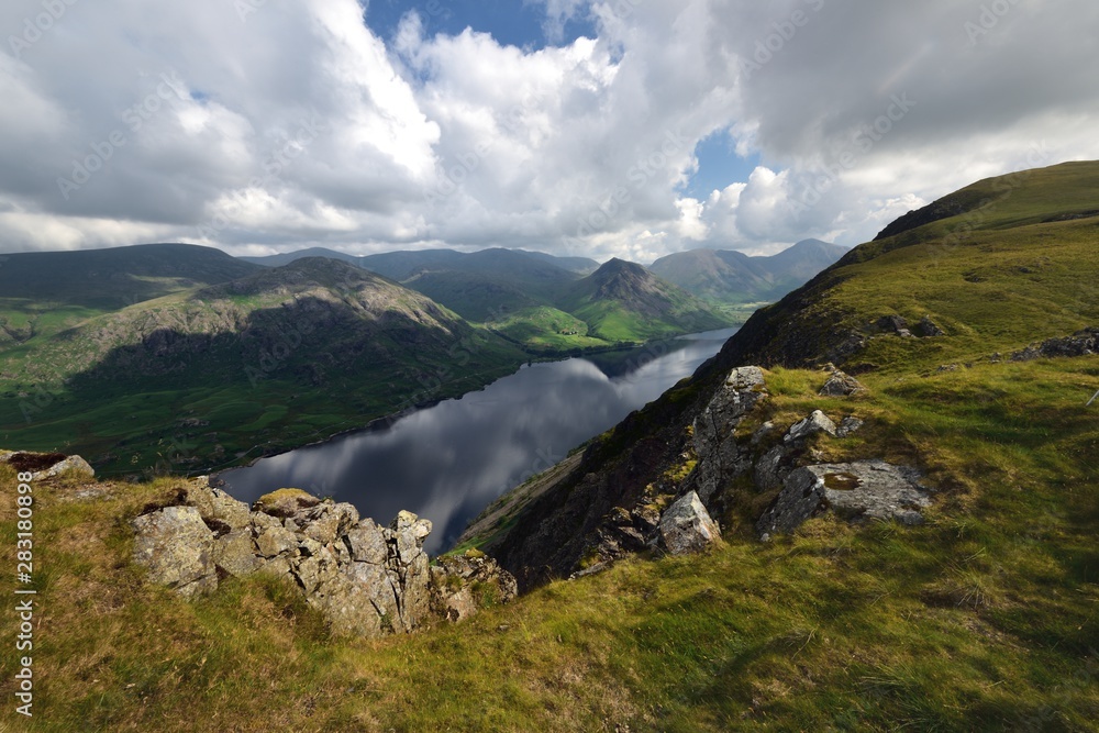 White clouds over Wasdale and Wast Water White clouds over Wasdale and Wast Water