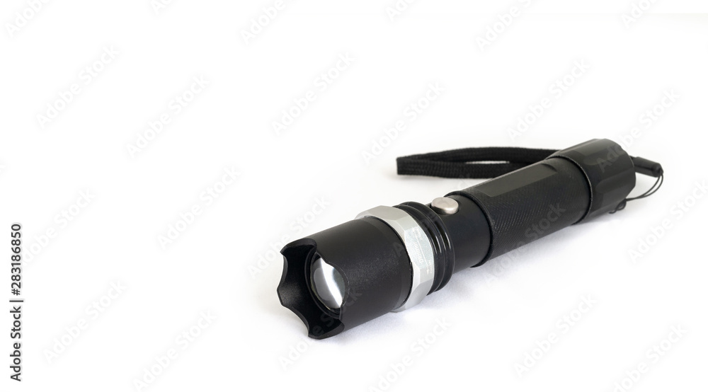 flashlight isolated on white background flashlight isolated on white background