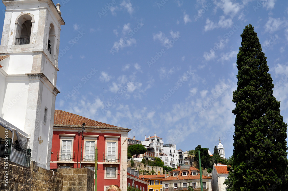 Streets of Alfama - Lisbon’s oldest area. Portugal