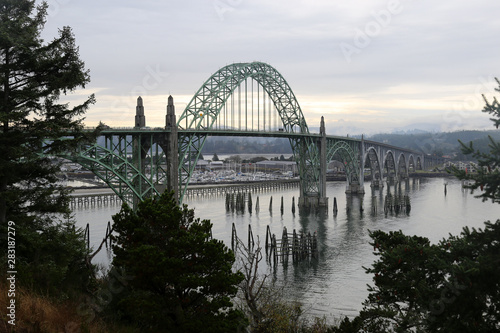 Steel bridge in the State of Washington