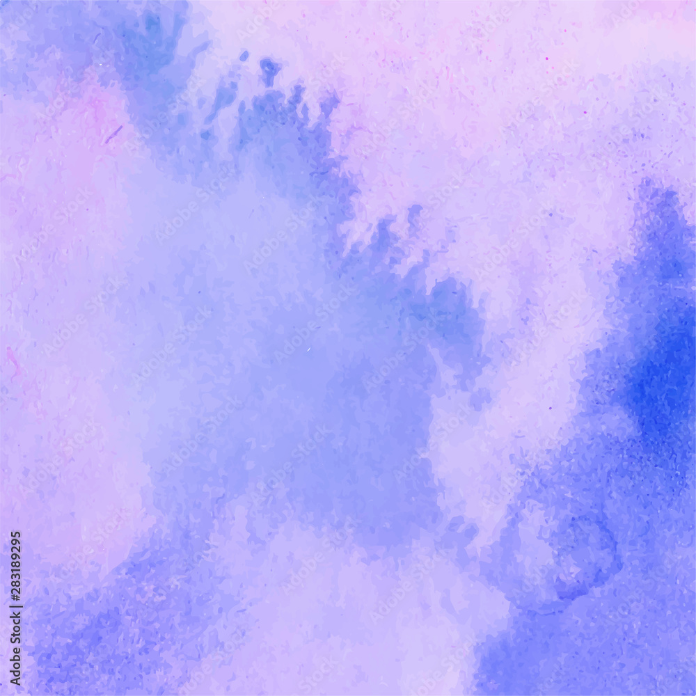 Abstract vector background. Hand drawn watercolor vector textures.