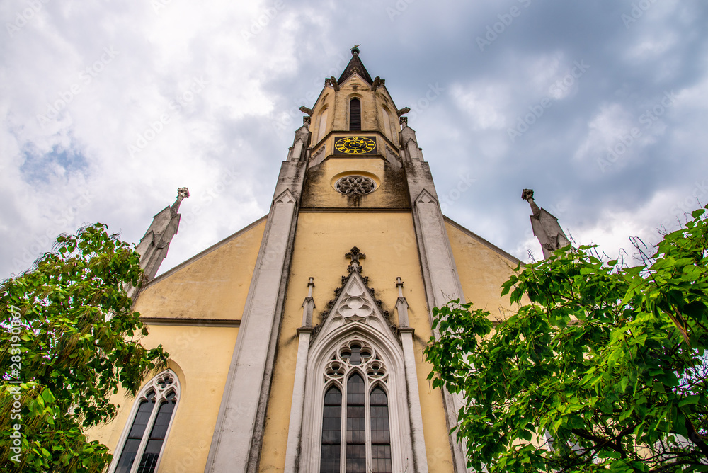 Church of Assumption of St. Mary, German: Stadtpfarrkirche Maria Himmelfahrt, in Melk, Austria