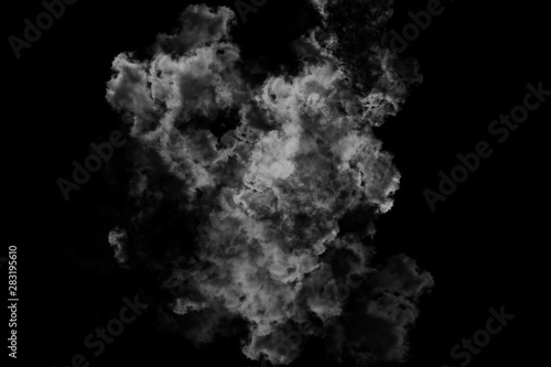 abstract colored dust explosion on a black background.abstract powder splatted background.