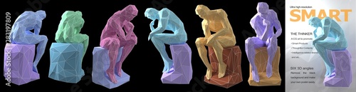 Foto Ultra-high resolution (100Mpx) CG art to promote smart products, intelligence-related brands, thoughtful contents and etc