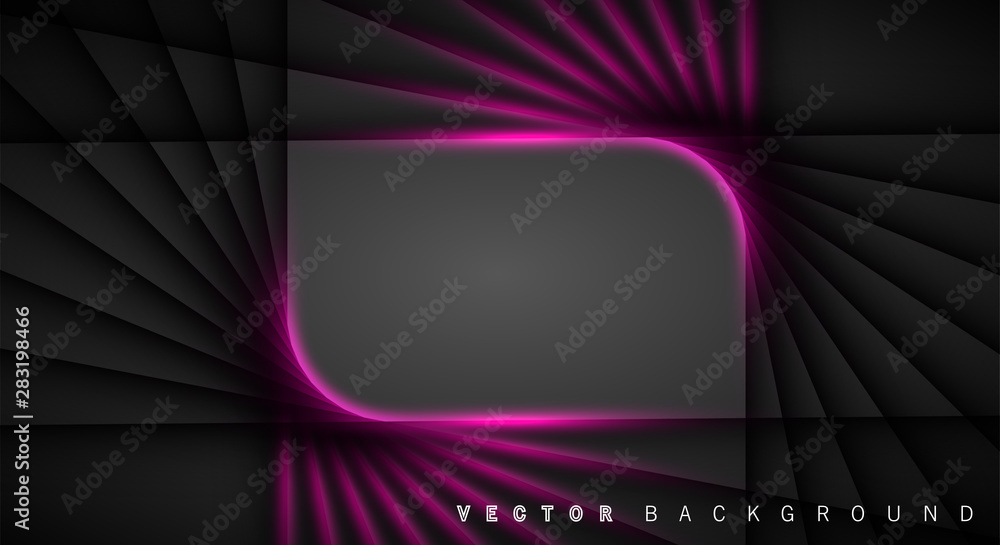 Pink light line shadow dark grey luxury background Pink light line shadow dark grey luxury background