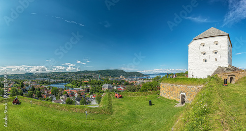 Trondheim Kristiansten Fortress Panorama photo