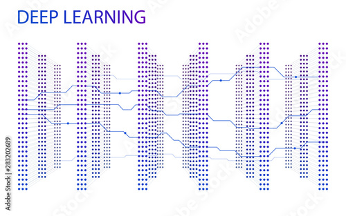 3D Neural network with six layers.
