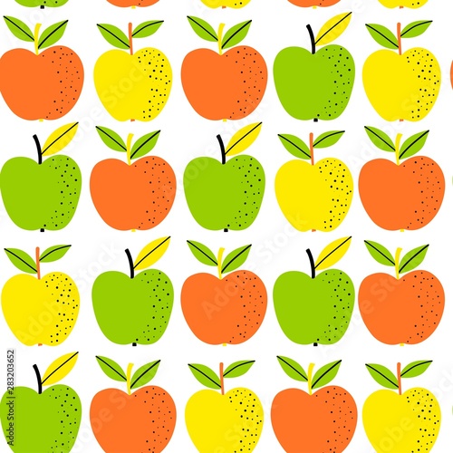naive art apple