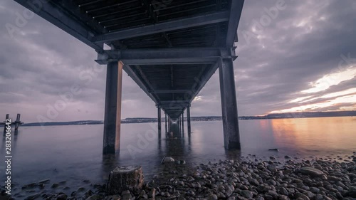 Sunset / Sunrise over Lake Constance (Bodensee) Time-Lapse photo