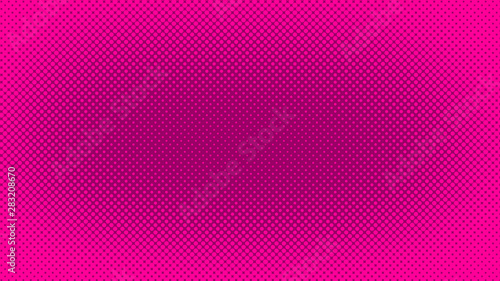 Magenta  dotted background in pop art retro style, vector illustration