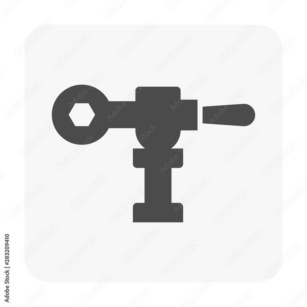 Obraz premium faucet icon black