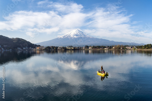 Mount Fuji at Lake Kawaguchiko in Japan