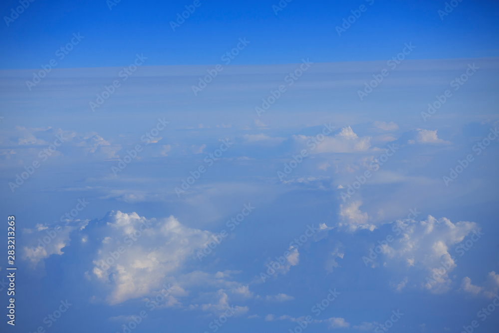Blue sky with clouds. Blue sky with clouds.