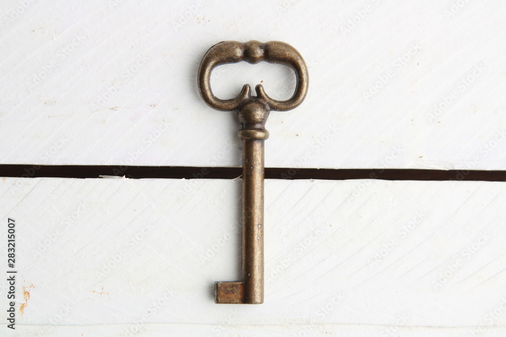 nice antique copper closet key nice antique copper closet key