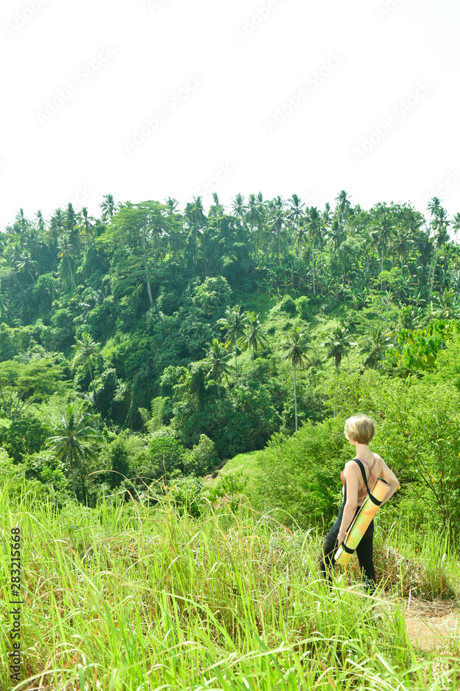 woman in the field woman in the field