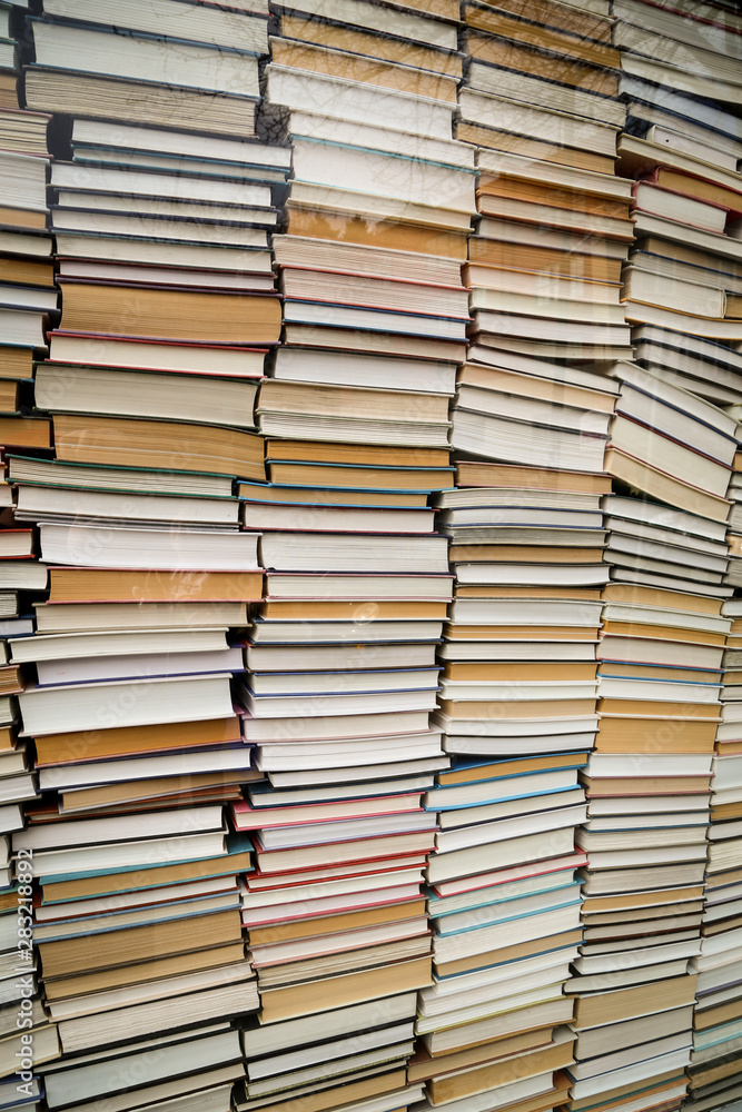 stack of old books stack of old books