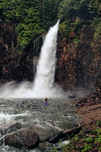 waterfall in park