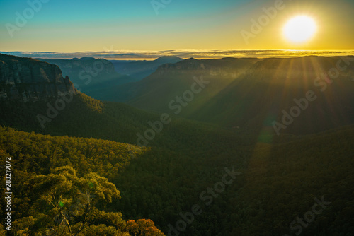sunrise at govetts leap lookout, blue mountains, australia 82 © Christian B.