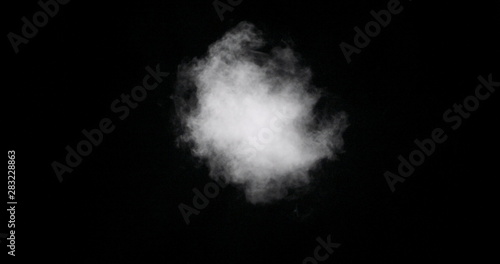 Vapor cloud isolated transparent special effect