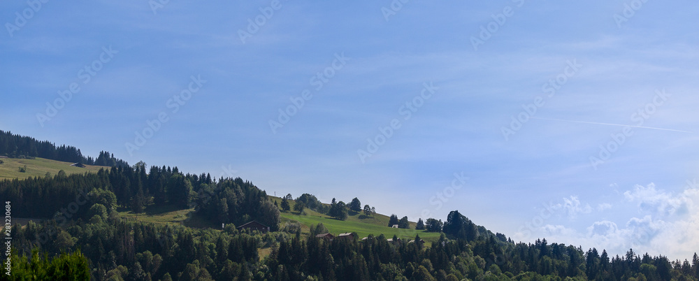 Vue sur Montagne des Alpes, savoie