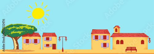 village provençal dessin