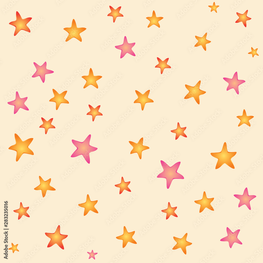 colorful stars pattern