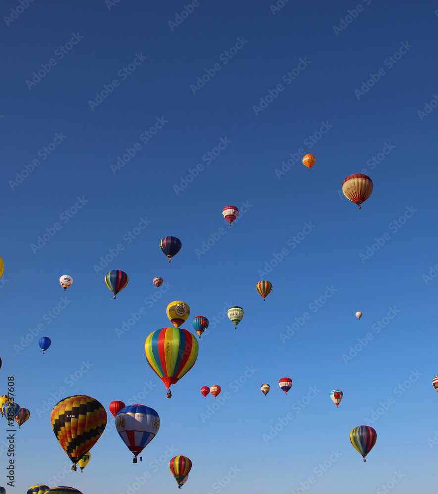 Fototapeta premium montgolfières
