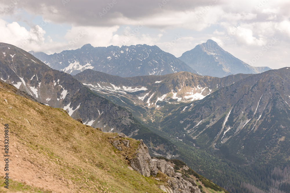 Rock Peak in the mountains, Tatra Mountains in Summer