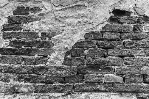 Black and white Venetian wall