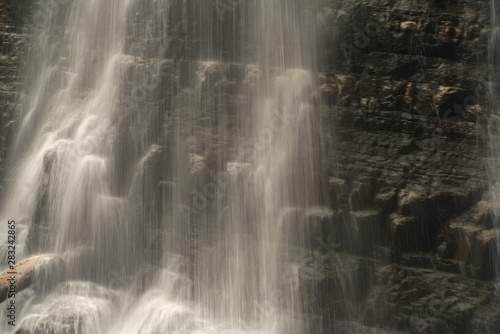 Waterfall. Waterfall in the Carpathian Mountains, Manyava village Ukraine