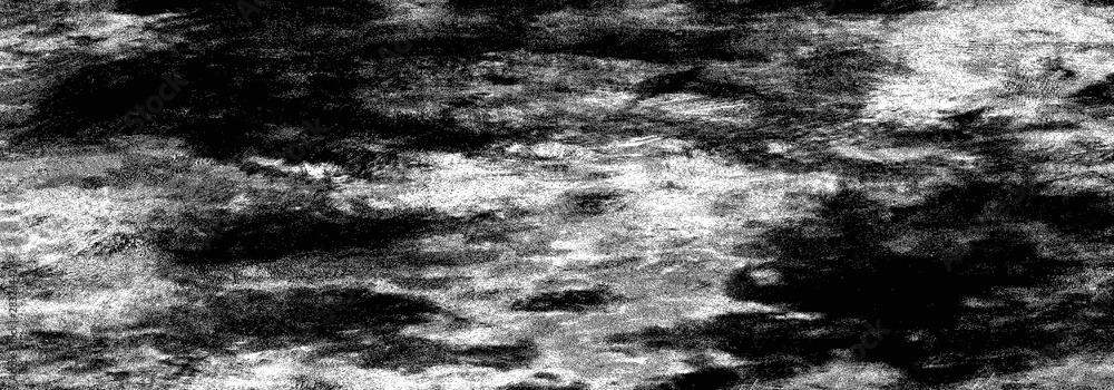 Obraz premium Creative random shape pattern repeating element black monochrome illustrated background