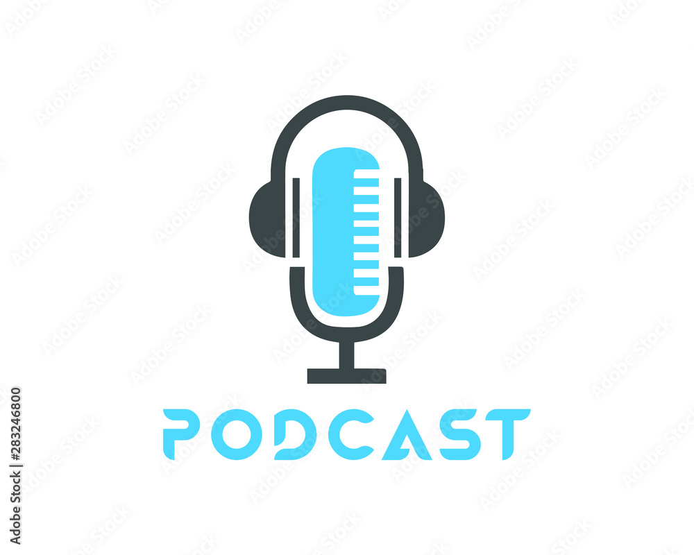 Podcast Logo Design | Creative Minimal Podcast Vector Logo Design Template Podcast Logo Design | Creative Minimal Podcast Vector Logo Design Template