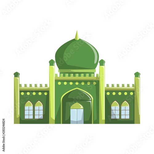 Beautiful Mosque building vector illustration, Islamic religion beautiful Mosque building, 