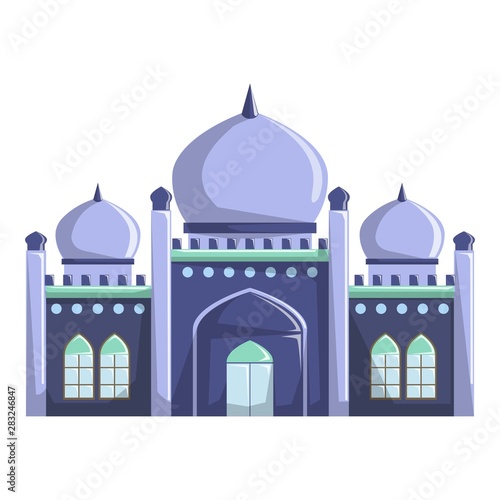 Beautiful Mosque building vector illustration, Islamic religion beautiful Mosque building, 