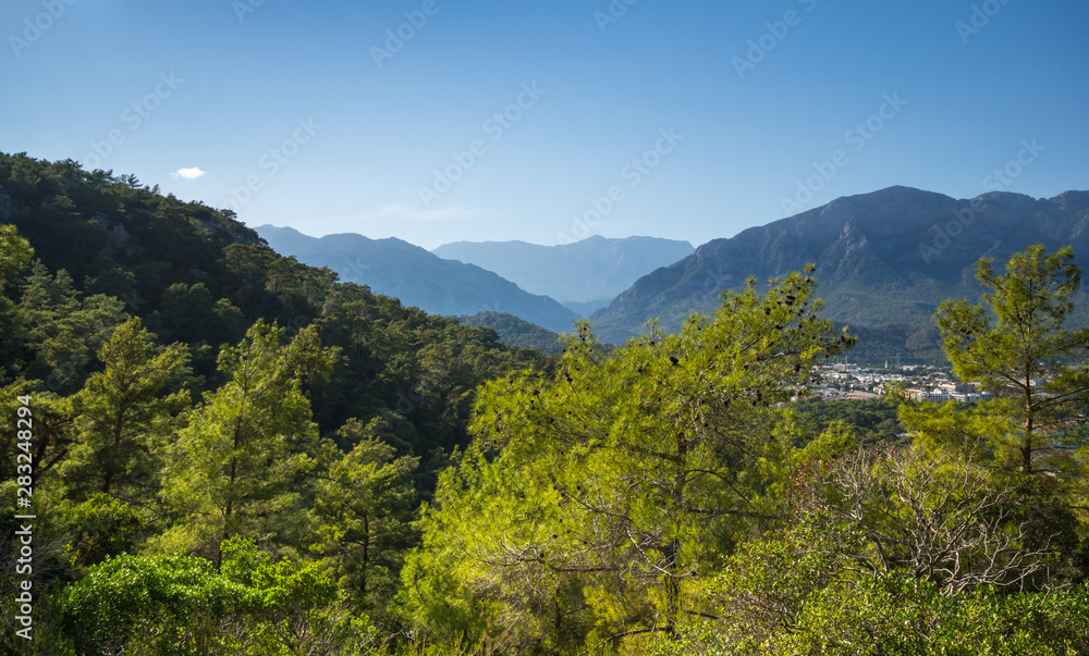 The coast of Mediterranean sea