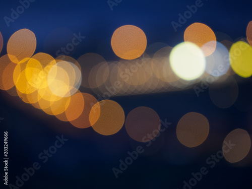 Bokeh von Lichtpunkten