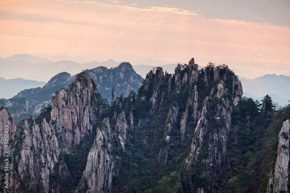 Huangshan Mountain (Yellow Mountain) in Anhui Province, China