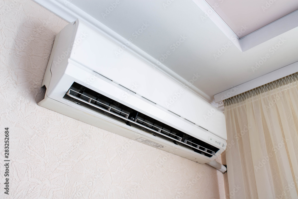 Home air conditioner open for cleaning Home air conditioner open for cleaning