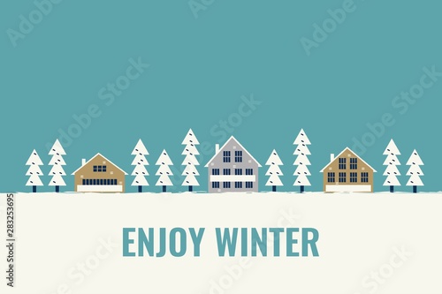 winter poster minimal