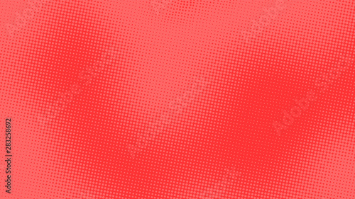 Red pop art background in retro comic style with halftone dotted design, vector illustration eps10