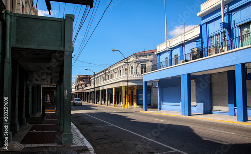Streets of Kingston in Jamaica - the caribbean island